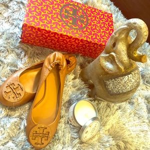 Tory Burch's iconic Reva leather ballet flats